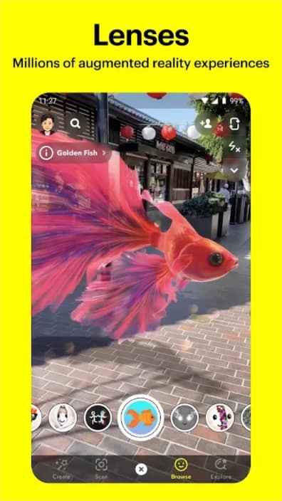 Snapchat MOD APK V500003 0 1 Premium Unlocked Dark GB Features 