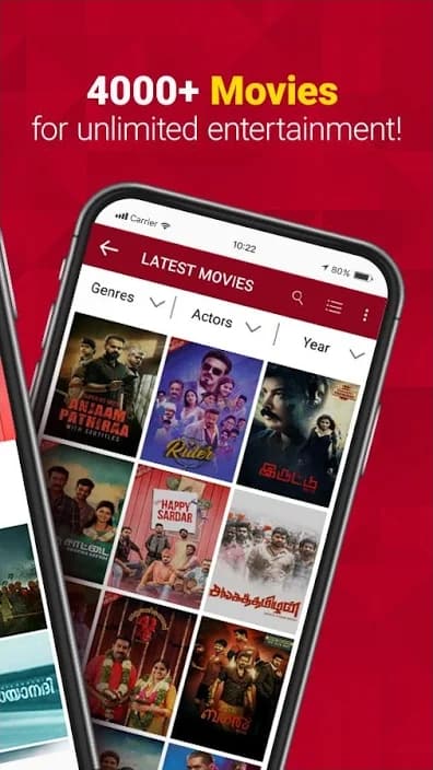 Sun NXT Screenshot: 4000+ Movies to Stream