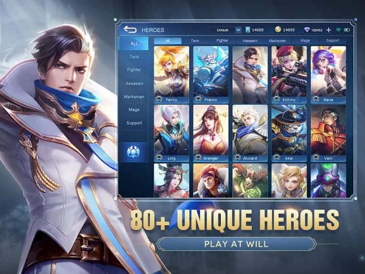 Mobile Legends v1.8.34.9055 MOD APK [Mod Menu/Map Hack/Unlocked Skin]