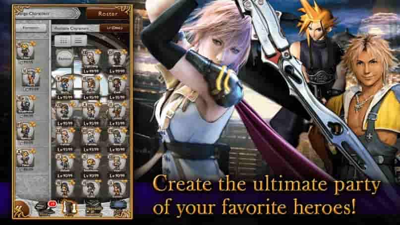 FINAL FANTASY APK Best Party