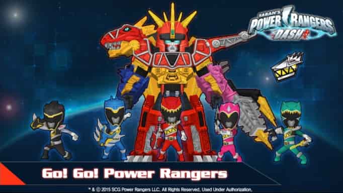 Power Rangers Dash APK Unlimited Gems
