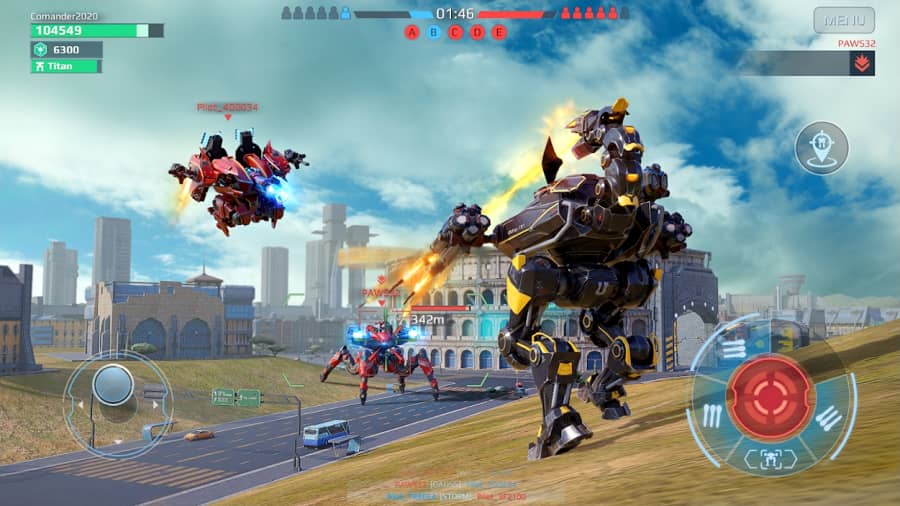 War Robots MOD APK free Shopping