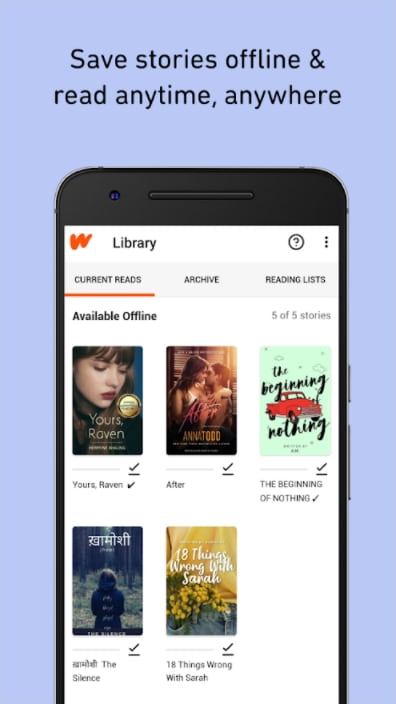 Wattpad MOD APK Premium Unlocked