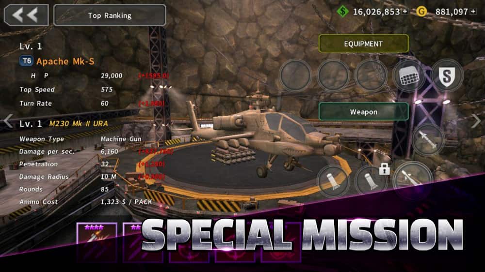 Gunship Battle: Helicopter 3D MOD APK Unlimited Money