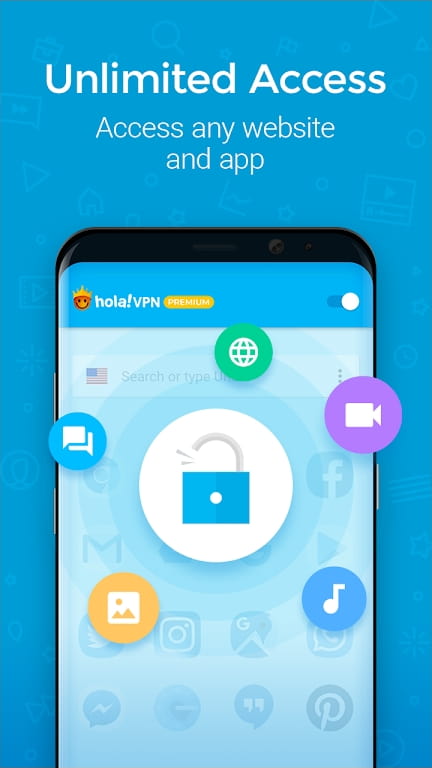 Hola VPN MOD APK Premium Unlocked