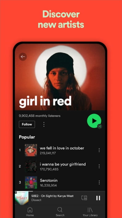 Spotify Premium MOD APK Unlimited Skips