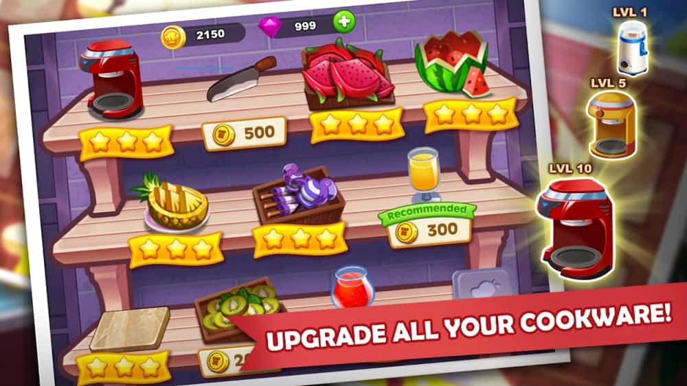 Cooking Madness MOD APK Unlimited Diamonds