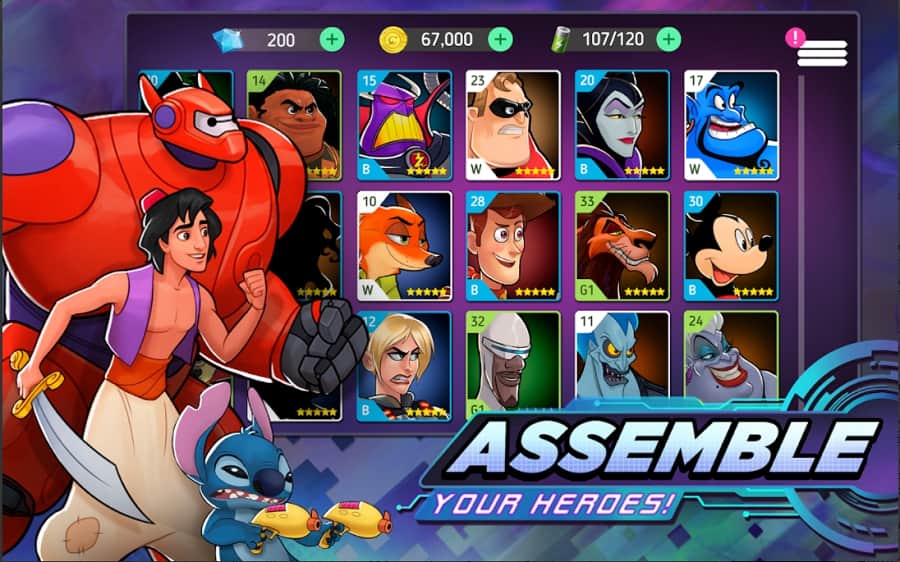 Disney Heroes MOD APK Unlimited Money