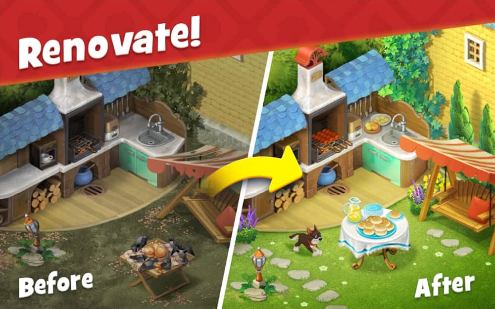 Gardenscapes MOD APK Unlimited Money