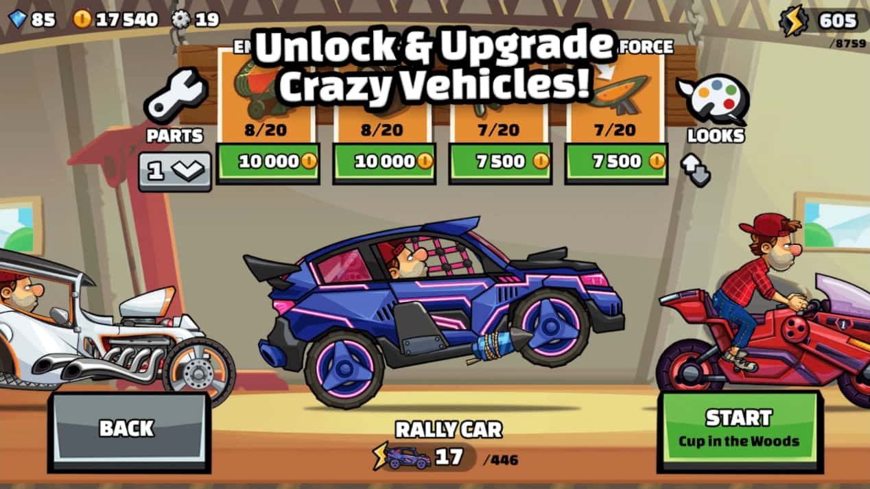 Hill Climb Racing Mod APK Unlimited Money Diamond and Fuel And