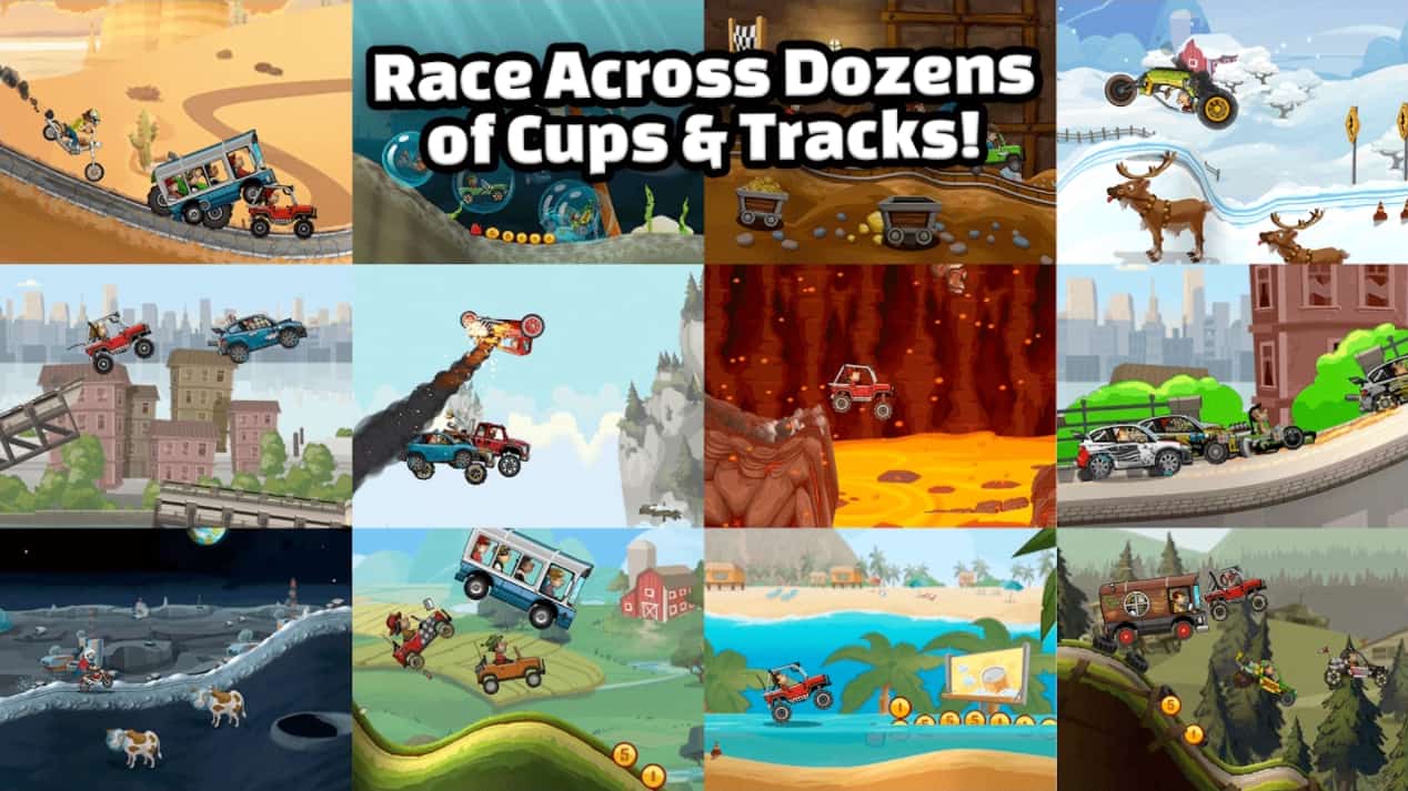 Hill Climb Racing Mod Apk 1.60.1 (Unlimited Money, Diamonds, and Fuel)