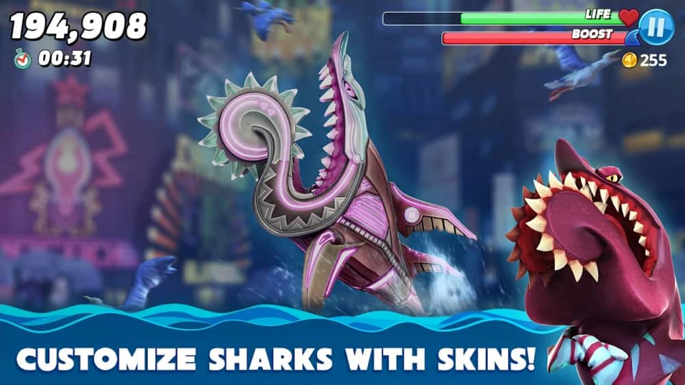 Hungry Shark World MOD APK Unlimited Coins and Diamonds