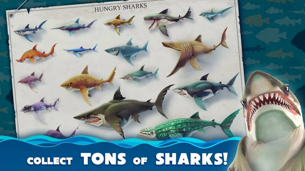 Hungry Shark World MOD APK Unlimited Money and Gems