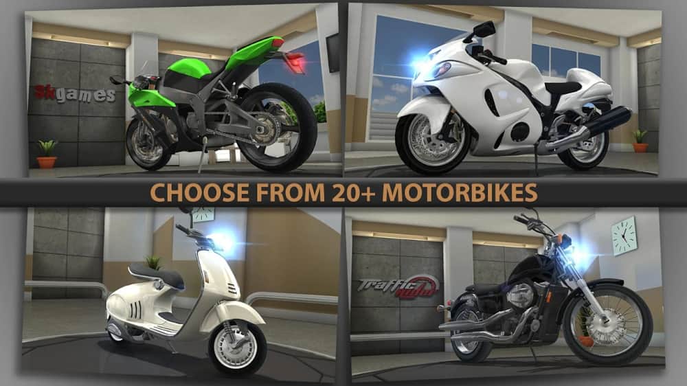 Traffic Rider MOD APK All Bikes Unlocked
