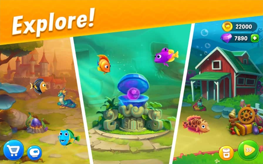 Fishdom MOD APK Unlimited Money
