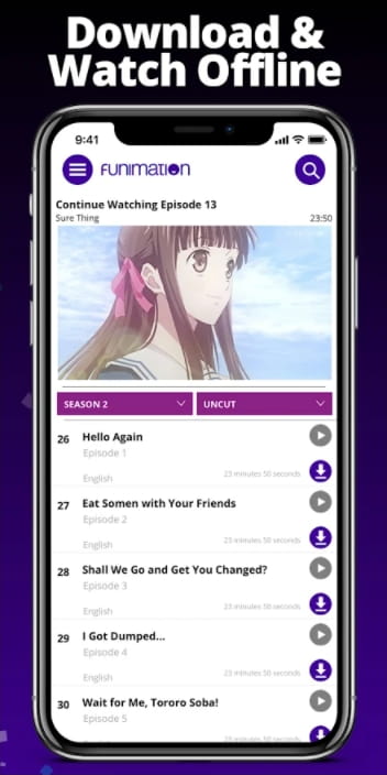 Funimation APK free Download