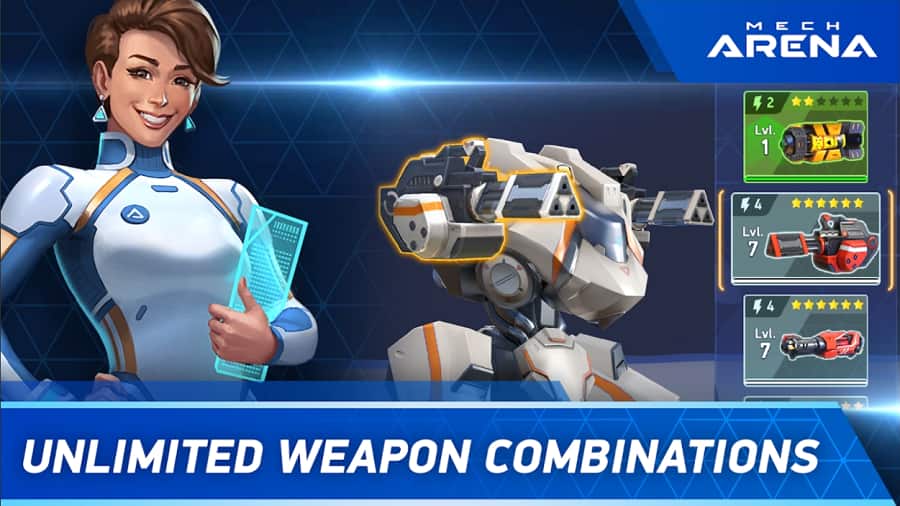 Mech Arena MOD APK Unlimited Coins Credits