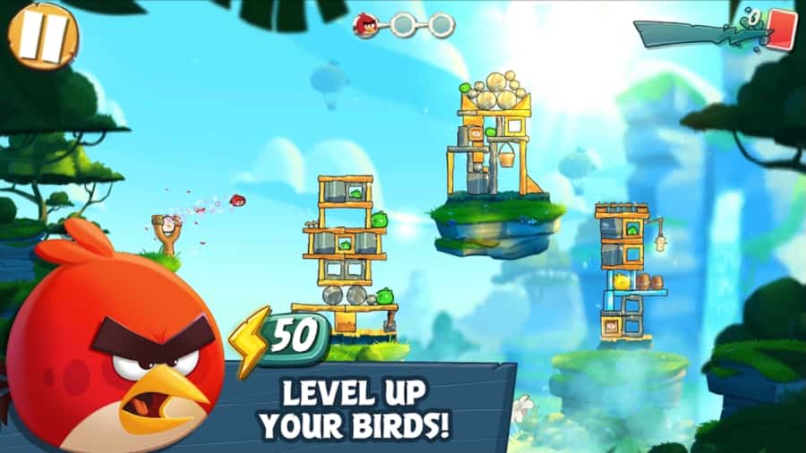 Angry Birds 2 MOD APK Unlimited Gems And Black Pearls

