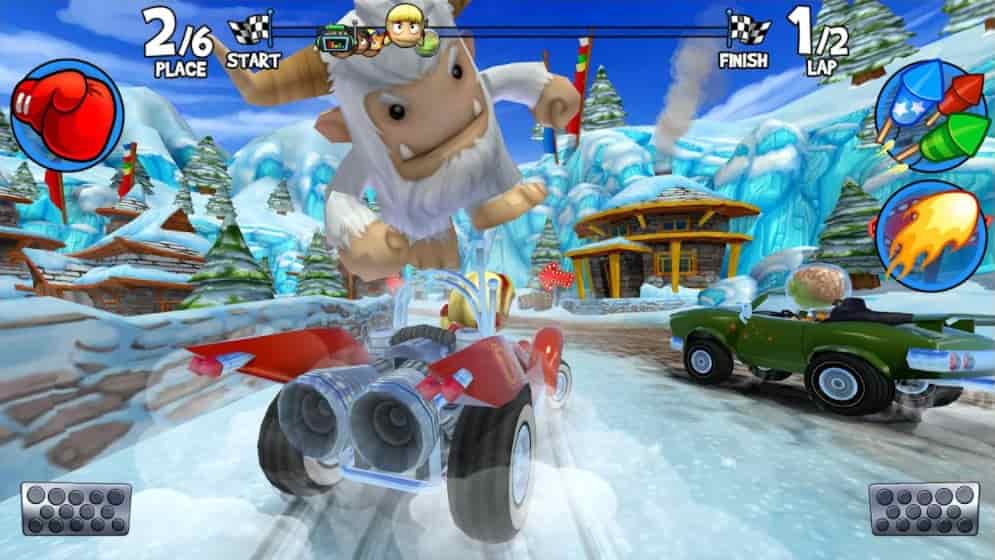 Beach Buggy Racing 2 MOD APK Unlimited Power Ups
