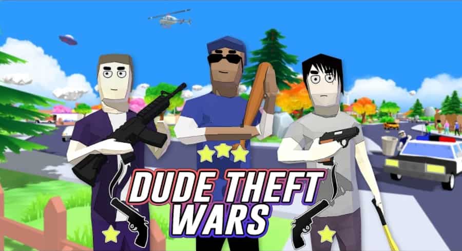 Dude Theft Wars MOD APK 
