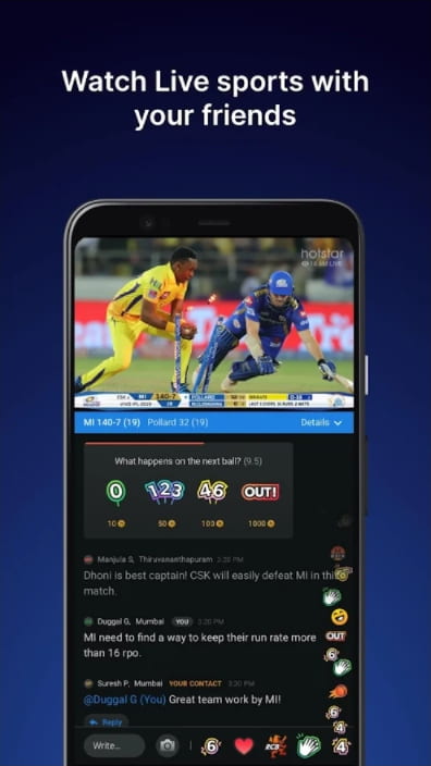 Hotstar MOD APK for IPL