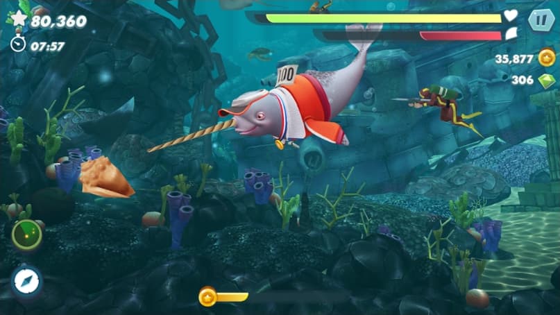 Download Hungry Shark Evolution MOD APK v10.6.0 (Unlimited coins/Gems) for  Android