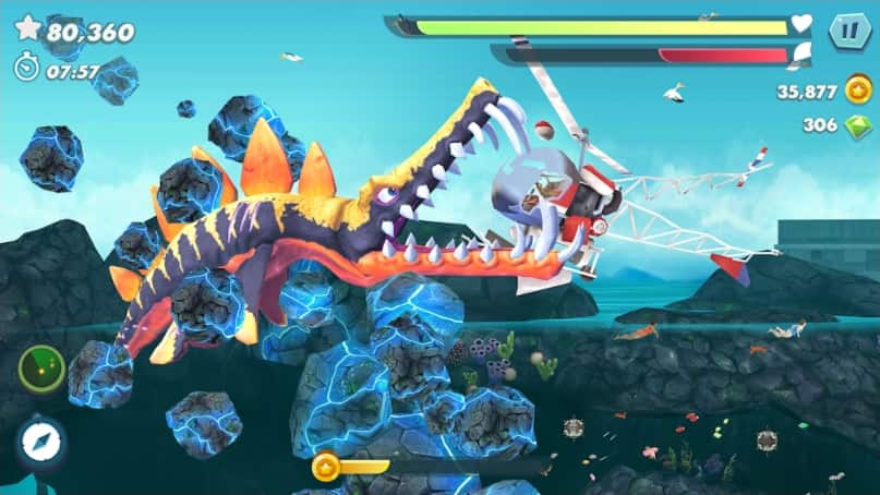 Hungry Shark Evolution MOD APK Unlimited Money And Gems
