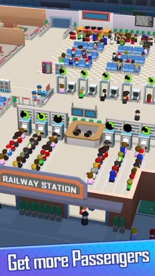 Idle Railway Tycoon MOD APK Unlimited Money and Gems
