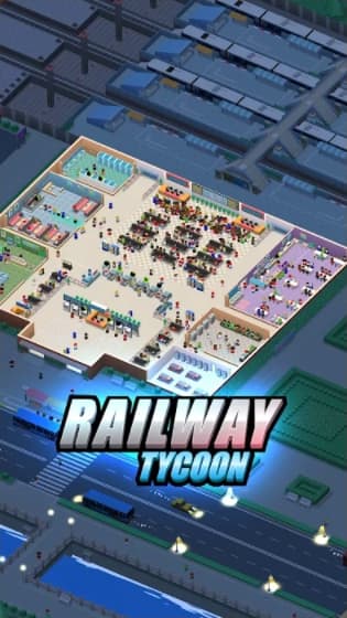 Idle Railway Tycoon MOD APK 
