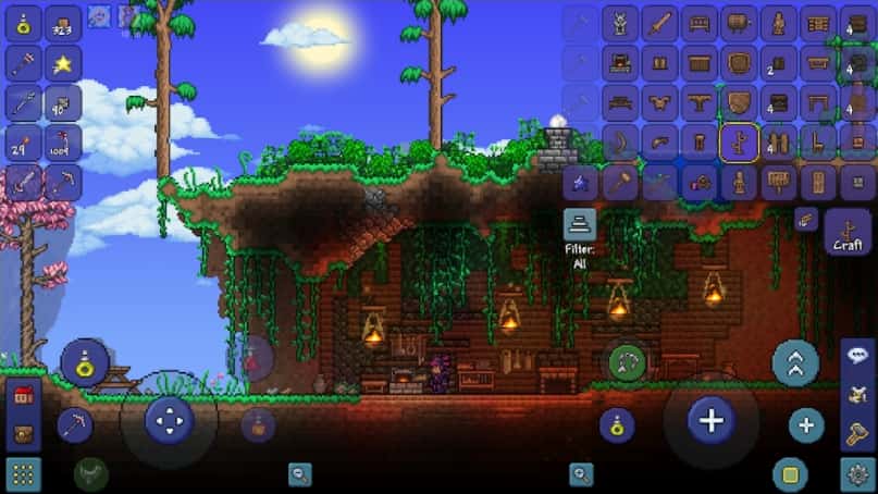Terraria MOD APK Unlimited Everything
