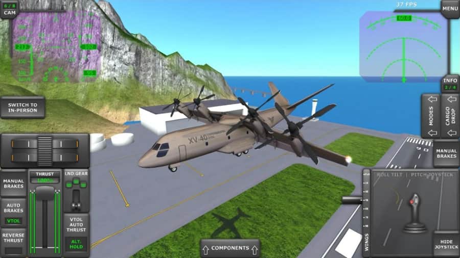 Turboprop Flight Simulator 3D MOD APK Latest Version
