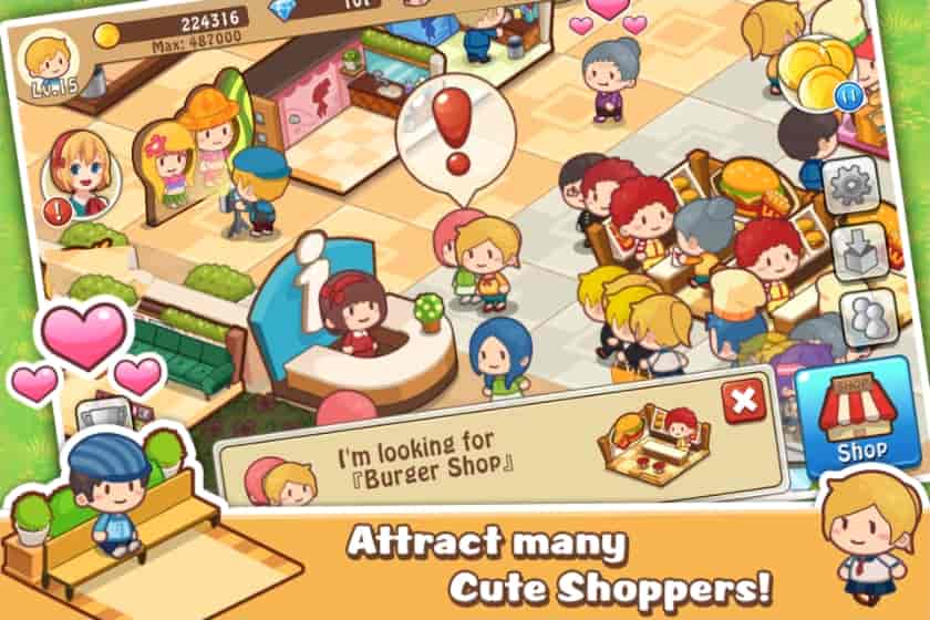 Happy Mall Story MOD APK Ios
