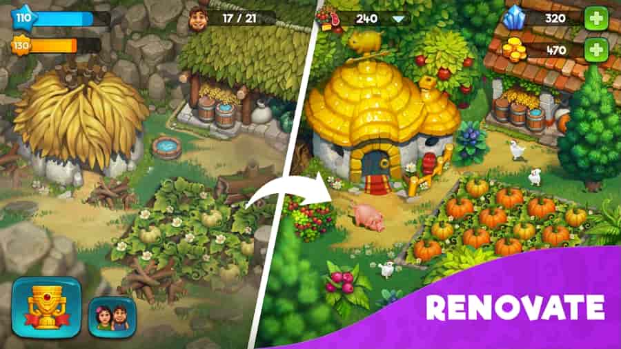 the tribez build a village mod apk