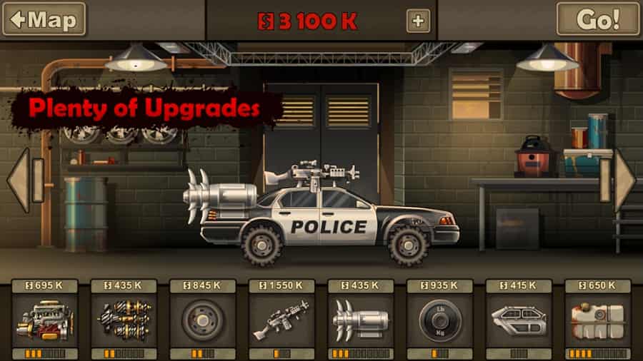 Earn to Die 2 MOD APK All Cars Unlocked
