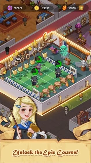 Idle Wizard College v1.15.0000 MOD APK (Unlimited Money, Diamonds