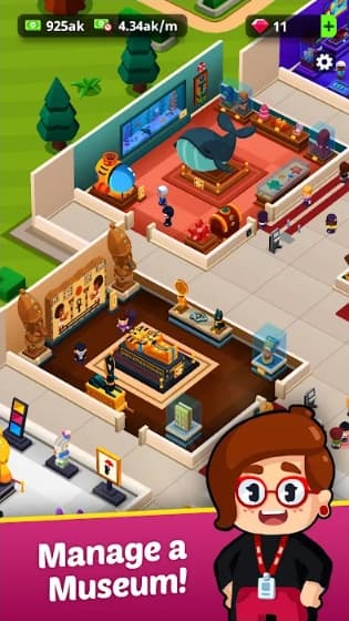 Idle Museum Tycoon MOD APK Unlimited Money
