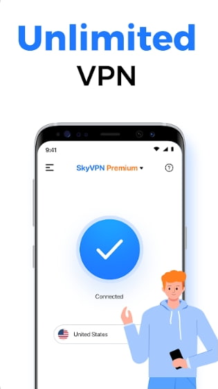 SkyVPN MOD APK Premium
