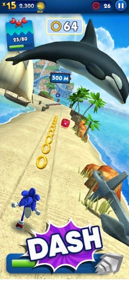 Sonic Dash MOD APK Unlimited Money