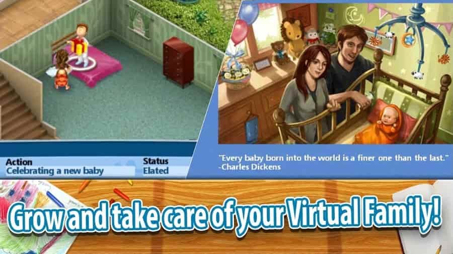 Virtual Families 2 MOD APK Unlock All
