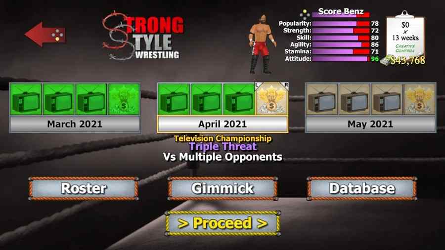 Wrestling Empire MOD APK Vip Unlocked 
