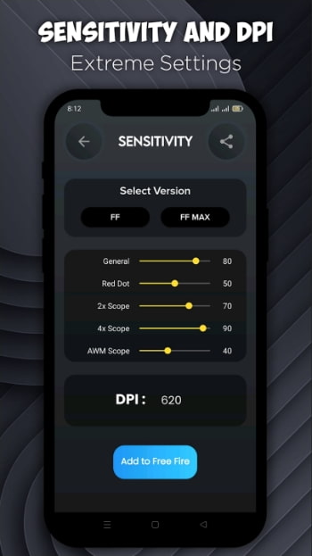 10X Fire GFX Sensitivity Tool Pro MOD APK Download
