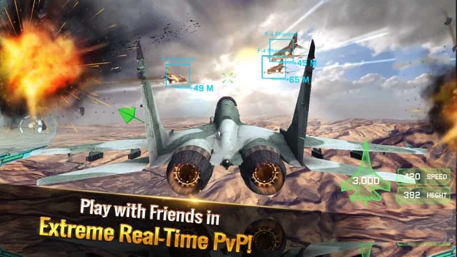 Ace Fighter MOD APK Unlimited Gold
