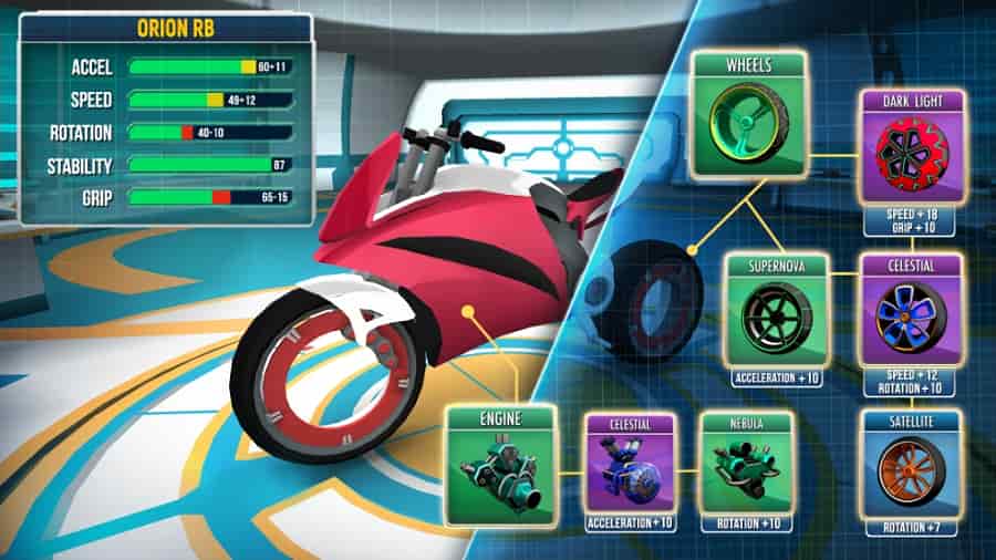 Gravity Rider MOD APK Free Shopping
