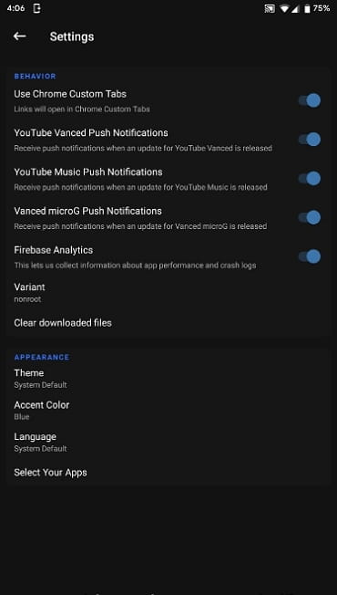 YouTube Vanced MOD APK Latest Version
