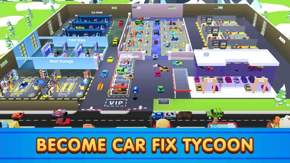 Car Fix Tycoon MOD APK Free Shopping
