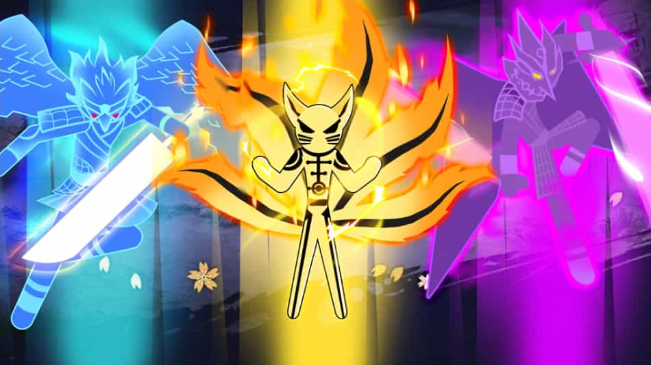 Stickman Ninja Fight MOD APK Unlock all characters
