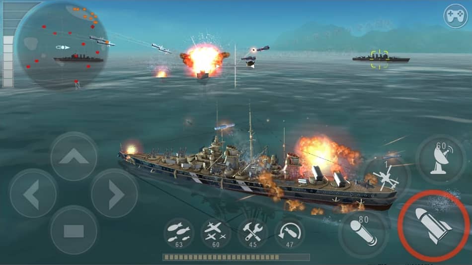 Warship Battle 3D World War 2 MOD APK
