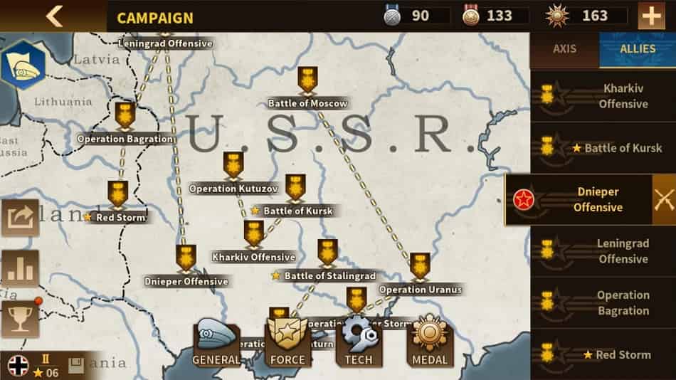 Glory of Generals 3 MOD APK Unlimited Resources
