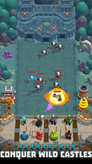 Wild Castle TD MOD APK Unlimited Gold