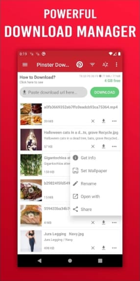 Pinterest Video Downloader MOD APK No Ads
